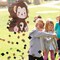 Monkey Pinata Birthday Party Decorations Farm Animal Themed Birthday Party Supplies with Blindfold Stick and Confetti for Girls Boys Kids